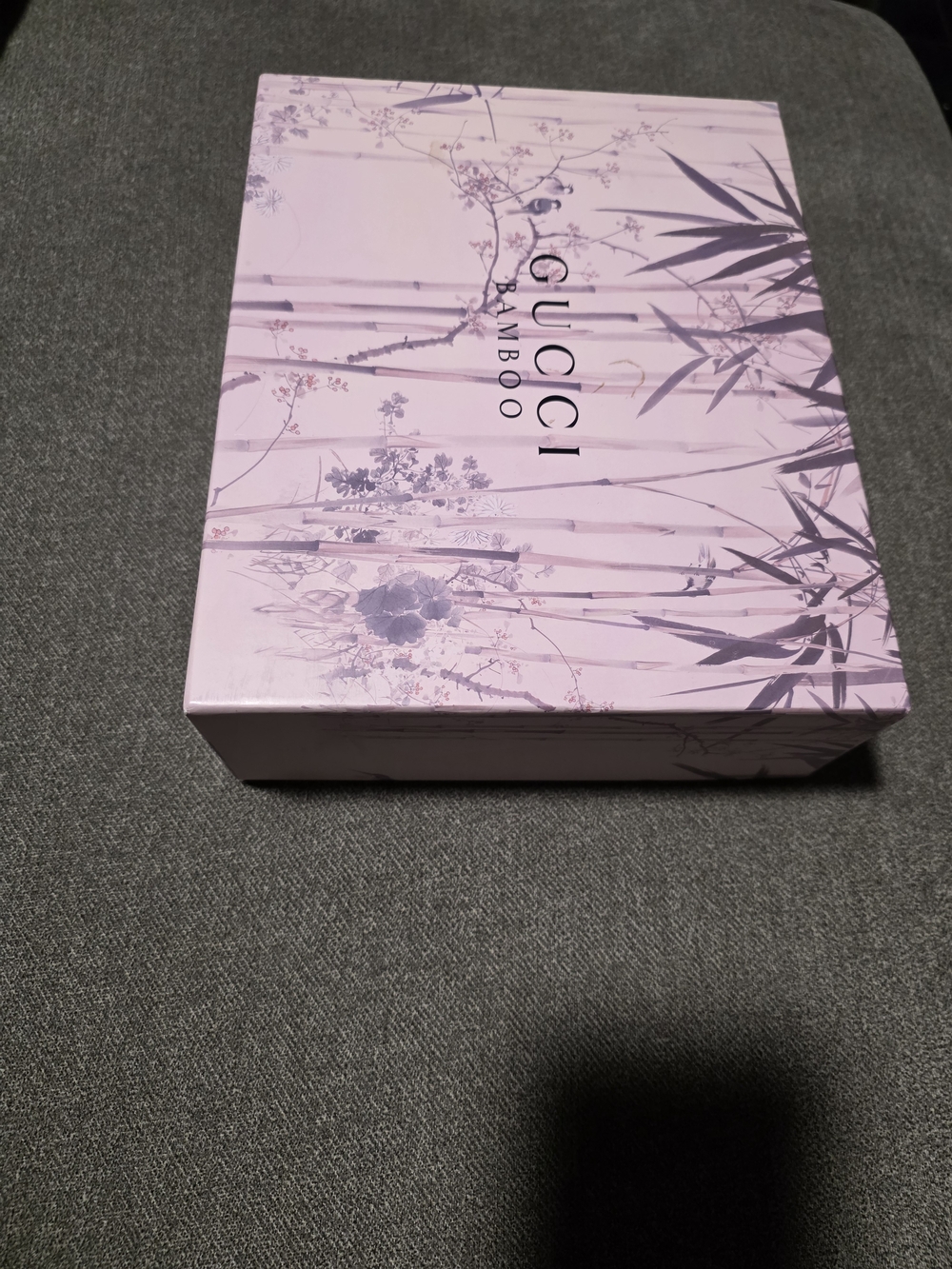 Gucci Pink Bamboo Floral Decorative Box